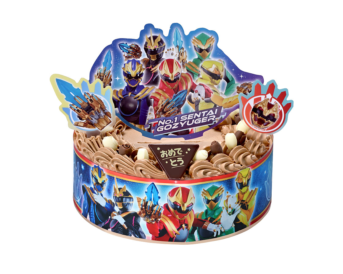 キャラデコパーティーケーキ ナンバーワン戦隊ゴジュウジャー(5号サイズ)画像