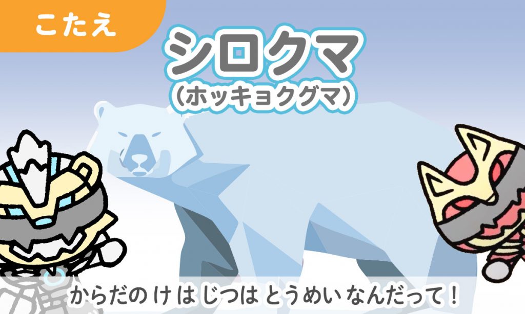 おおきなくまナンバーワンは？