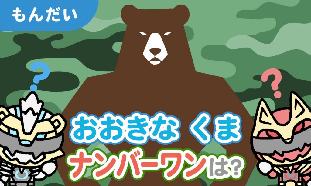 おおきなくまナンバーワンは？